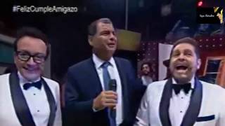 Rafael Correa interviene en programa comico [upl. by Feldman]