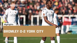 Highlights Bromley 02 York City [upl. by Cahan]