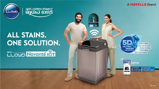 Lloyd Novante Washing Machine  IoT  5D Wash  Ranveer amp Deepika  Kannada  25 Sec [upl. by Faires709]