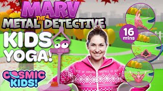 Marv The Metal Detective  A Cosmic Kids Yoga Adventure [upl. by Rico]