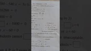 Std 10 maths 2 1 semester exam questions paper fse [upl. by Pyszka]