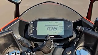 Suzuki Gixxer sf 1550 100 top speed 😱😱gixxersf [upl. by Wojak]