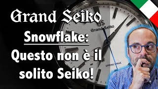 Grand Seiko SBGA211 Snowflake questo non è assolutamente il solito Seiko [upl. by Lrae]