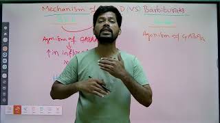 Mechanism of Action of Barbiturates amp Benzodiazepines I MHSRB Pharmacist I Telangana Pharmacist exam [upl. by Lunette]