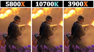 Ryzen 5800X vs 3900X vs Intel 10700K  4K Ultrawide 1440P 1080P [upl. by Freud]