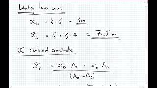 Statics  Centroids  Example 1 [upl. by Llyrehc279]