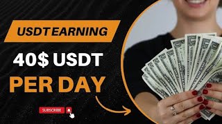 USDT Earning Site Today  USDT Earning Project Today  Live withdrawal proof 🤑 [upl. by Seuqcaj]