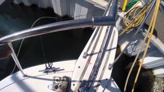 Windlass Install carver 3207 [upl. by Leimad]