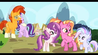 MLP Next Gen The Starburst Family Speedpaint Base Edit [upl. by Ennairac67]