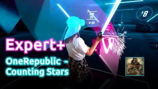 Beat Saber Expert OneRepublic  Counting Stars MIXReality [upl. by Yrred]