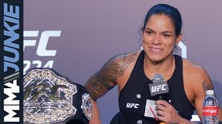 UFC 224 Amanda Nunes postfight interview [upl. by Macegan396]