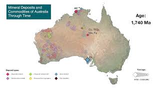 Mineral Deposits and Commodities of Australia Through Time [upl. by Eelnyl]