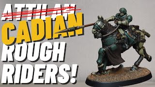 Paint Attilan Rough Ridersbut for Cadians Astra Militarum Cavalry Unit Tutorial Warhammer 40k [upl. by Enyaht]