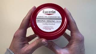 Live review of Eucerin emollient rich skin cream [upl. by Odyssey765]