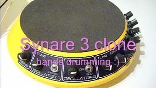 Synare 3 clone  hand drumming [upl. by Jard]