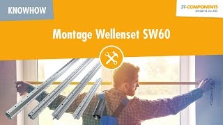 Rolladen Wellenset SW60 Montage 3TMOTORS [upl. by Kcaz]