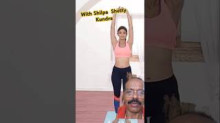 Yoga for the Beginners with Shilpa Shetty 🧎yoga how youtube youtubeshorts bollywood viralvideo [upl. by Ovid170]