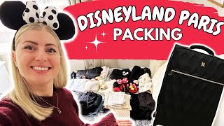 DISNEYLAND PARIS PACK WITH ME🧳 Outfits 👚 Packing Vlog ✨ [upl. by Annaoi]