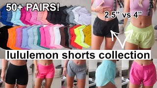 lululemon shorts collection tryon 50 pairs  hotty hot speed up track that align amp more [upl. by Iggy]