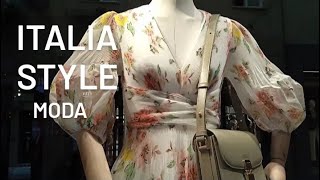 Italia style Italia Vetrine Summer in Italy Fashion 2024 Мoda estiva [upl. by Atteselrahc]