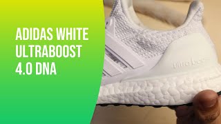 Adidas White Ultraboost 40 DNA Shoes [upl. by Cara218]