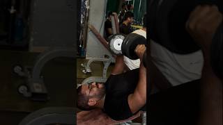 Decline Dumbell press chest workout trending 🏋️‍♂️ gymfitness [upl. by Gib]