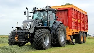 Special New Holland T7270 Black Power in the grass [upl. by Corry308]