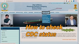 How to checkTrack CDC status and Documents required for New CDCCDC renewal sticker [upl. by Gabriell937]