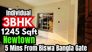 3BHK 1245 Sqft Individual Flat For Sale Near Biswa Bangla Gate Newtown [upl. by Jeremias594]