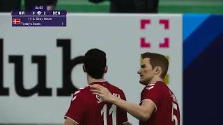 NIR VS DEN  PES 21 GAMEPLAY [upl. by Rhines]