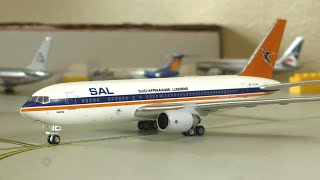 AeroClassics 1400 South African Airways 767200ER Unboxing ZSSRA [upl. by Emixam]