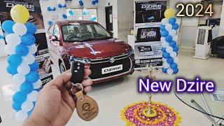 New Dzire Launched 2024  Price  Mileage  Feature  Dzire Safety  Dzire 5 air back safety racking [upl. by Tnarb818]