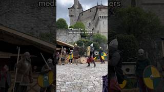 France reenacts medieval times in a real CHATEAU in this festival lacourduchateau [upl. by Yevad]