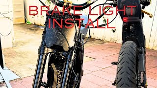 Talaria Sting R Brake Light Install [upl. by Blood]