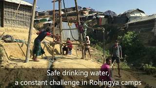 Safe drinking water in Rohingya camps [upl. by Ahcsim]