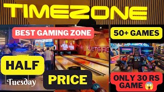 Timezone Half Price Games  Timezone Ambience Mall Gurgaon  Arcade gaming [upl. by Bigg]