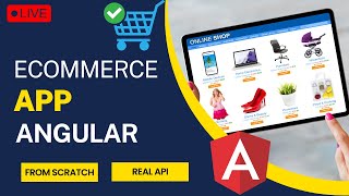 Ecommerce Application In Angular From Scratch  Angular Project  angular tutorial for beginners [upl. by Dowdell348]