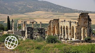 Ancient Roman City of Volubilis Morocco Amazing Places 4K [upl. by Annawyt287]