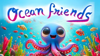 Ocean Friends Song  Swim Splash amp Wiggle with Baby Fishy KidsSongs cute nurseryrhymes [upl. by Eddi]