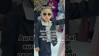 Rayanza ikut fasion show bareng mama gigi cipung rayanza mamagigi raffiahmad [upl. by Broeker]