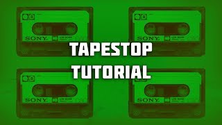 How To Do The Tape Stop Effect 🔌Tape Stop Effect Tutorial 📼⌚ [upl. by Maghutte]