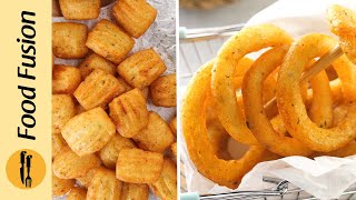 2 Crispy Potatoes Snacks Recipes by Food Fusion [upl. by Adnawot397]