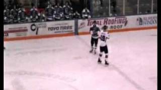 Cody Beach vs Brayden McNabb Nov 6 2010 [upl. by Yttik]