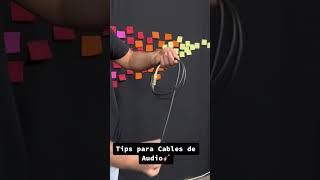 Como Enrollar cables o guardar cablesHack de audio jairotapiamusic audiotips multitracks audio [upl. by Adnirim]