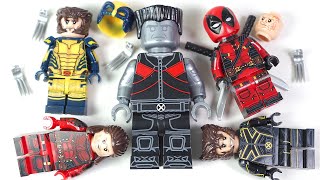 LEGO Deadpool amp Wolverine  Nicepool  Marvel Jesus  Colossus Unofficial Lego Minifigures [upl. by Troy474]