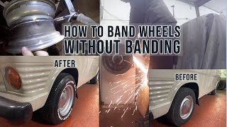 HOW TO BAND WHEELS WITHOUT BANDING DIY [upl. by Weisburgh285]