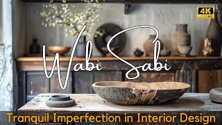 The Art of Wabi Sabi Embracing NatureInspired Wabi Sabi amp Tranquil Imperfection in Interior Design [upl. by Yetah]