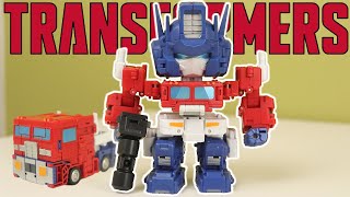 A Poseable FunkoLike Optimus Prime  transformers Magic Square Truck Boy [upl. by Jp897]