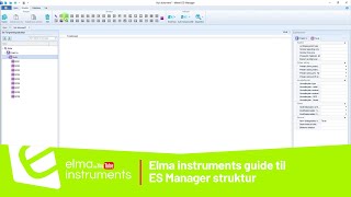 Elma instruments guide til ES Manager opbygning af struktur [upl. by Garrity522]