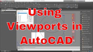 Using Viewports in AutoCAD to Control Scale [upl. by Shurlock274]